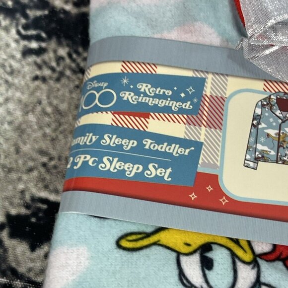 Disney 12 Months Retro 100 Years 2 Piece  Pajama set Mickey Minnie - Picture 3 of 11
